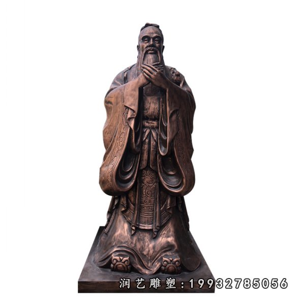 孔子铜雕  (201)