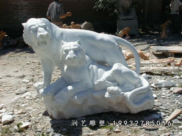 老虎动物石雕 (82)