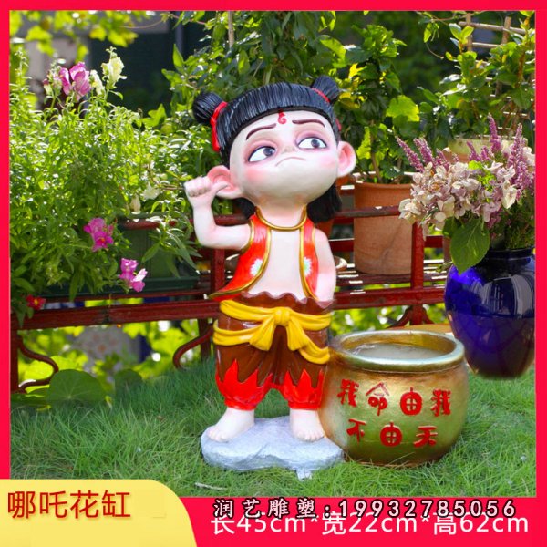 玻璃钢哪吒雕塑 (57)