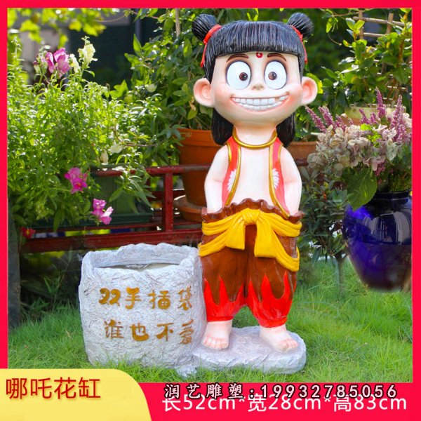 玻璃钢哪吒雕塑 (58)