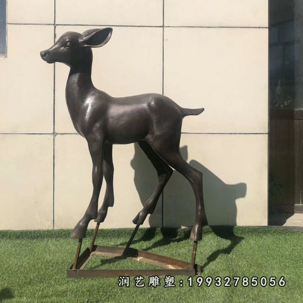 鹿铜雕 (261)