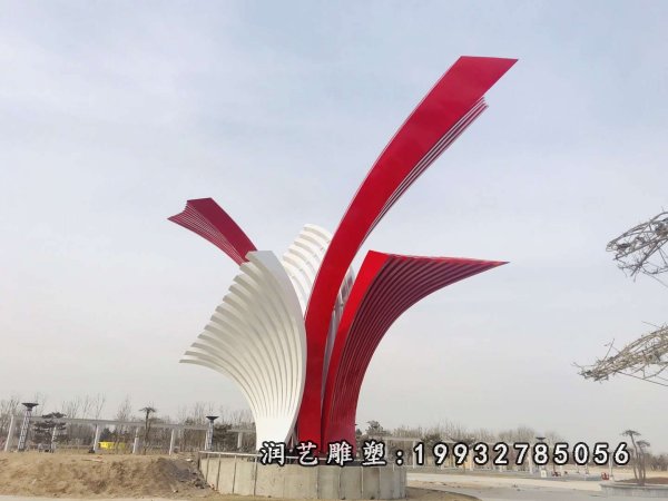 广场不锈钢标志景观雕塑 (3)