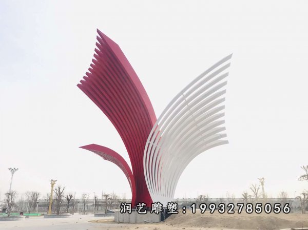 广场不锈钢标志景观雕塑 (5)