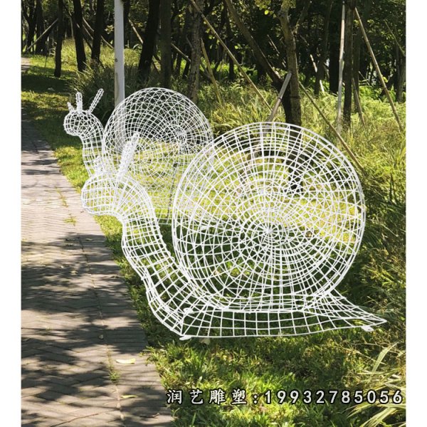不锈钢蜗牛雕塑  (24)