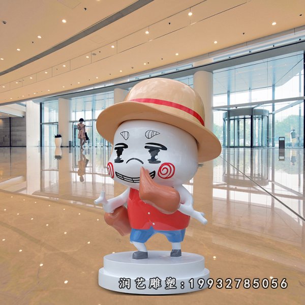 玻璃钢公仔卡通雕塑 (1)