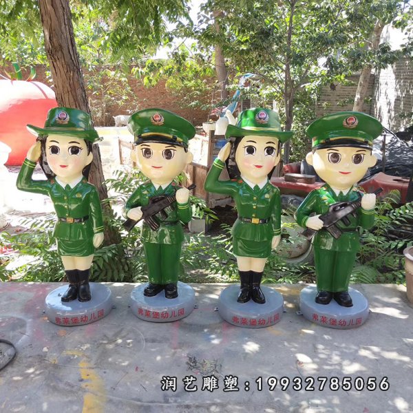 玻璃钢警察人物雕塑 (30)