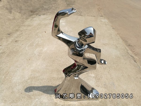 不锈钢跳舞雕塑 (32)