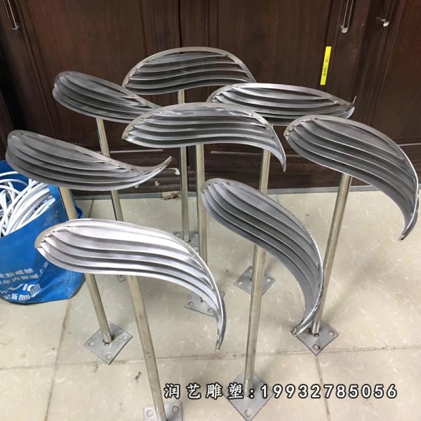 不锈钢鱼动物雕塑 (29)