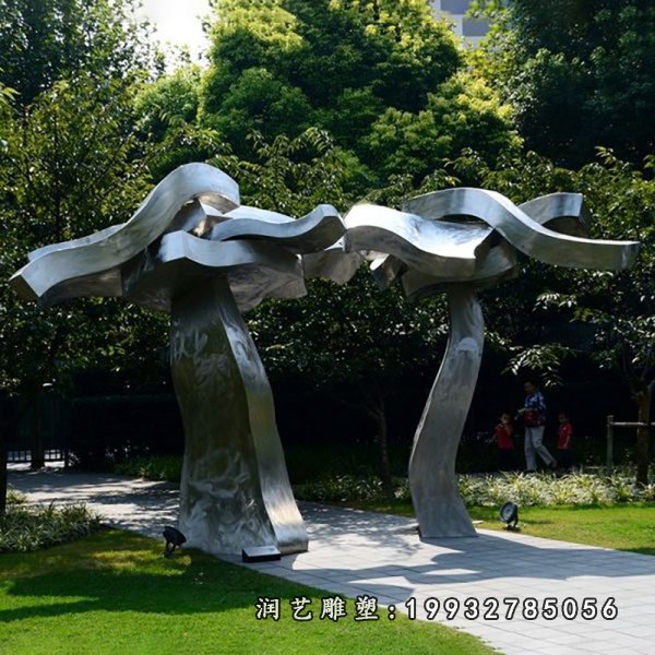 不锈钢拱门雕塑 (12)
