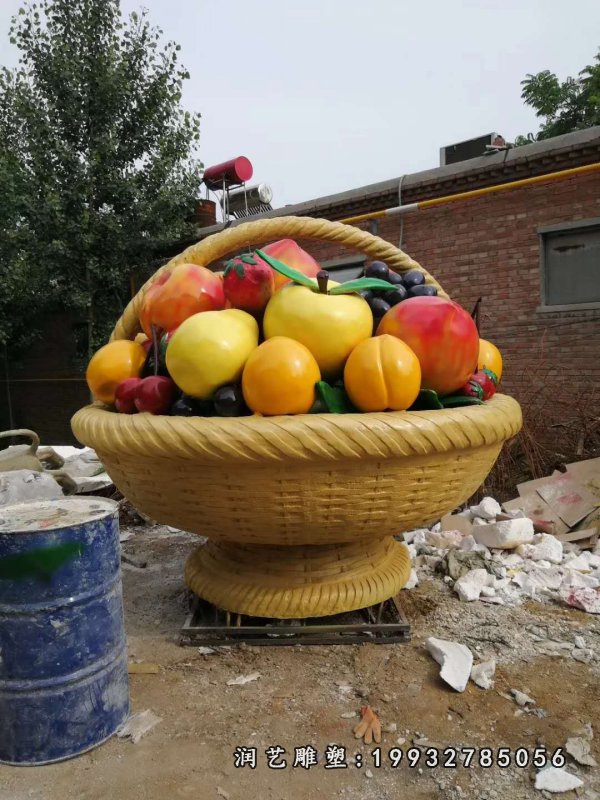玻璃钢果篮雕塑 (50)