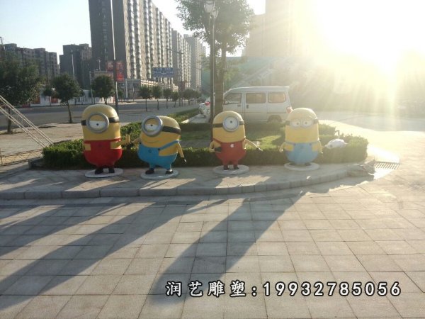 玻璃钢小黄人雕塑 (93)