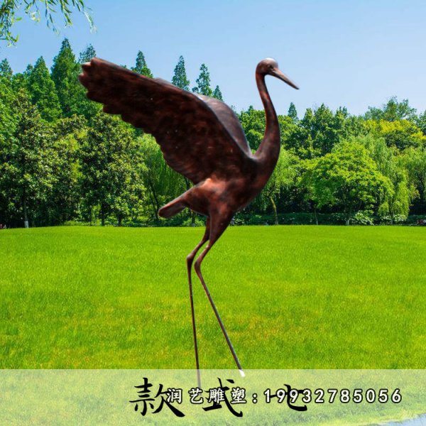 仙鹤铜雕 (115)