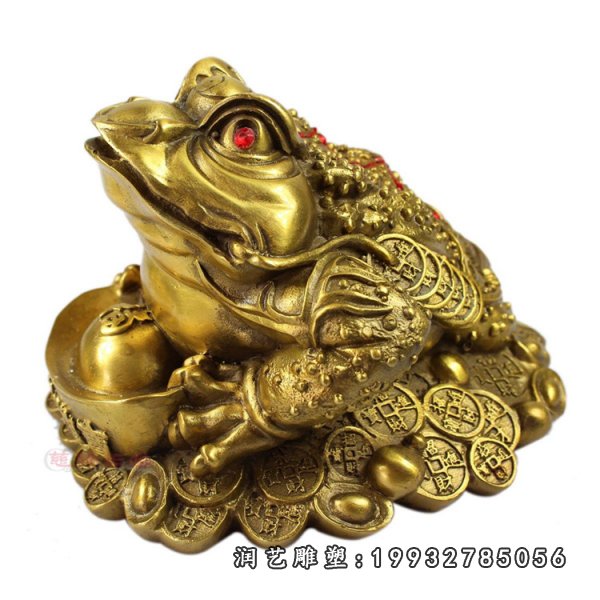 金蟾铜雕 (13)