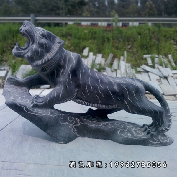 老虎动物石雕 (27)