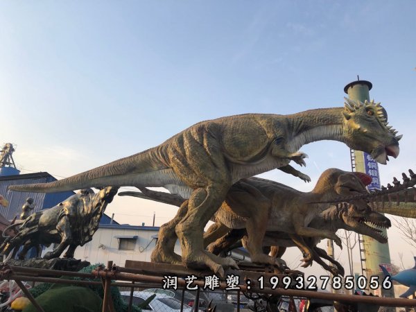 玻璃钢仿真恐龙雕塑 (10)