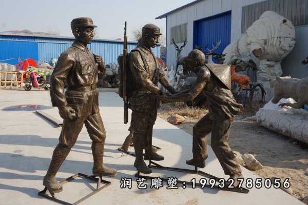红军铜雕 (37)