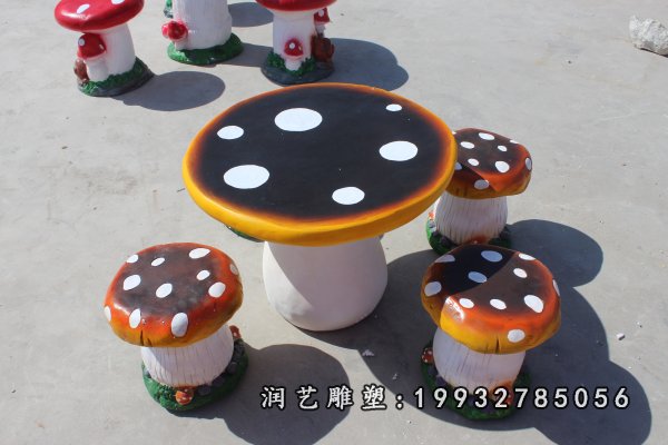 玻璃钢桌凳雕塑 (13)