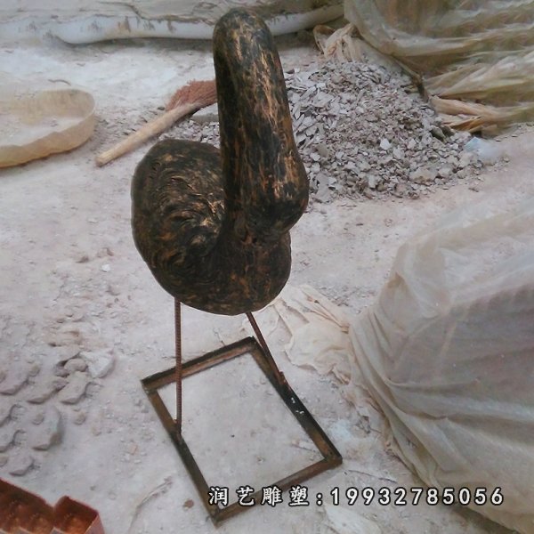 仙鹤铜雕 (30)