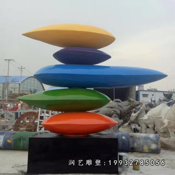 不锈钢水滴雕塑 (53)