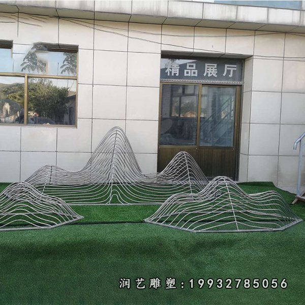 不锈钢假山雕塑 (32)