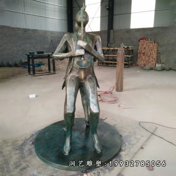 抽象人物铜雕 (58)