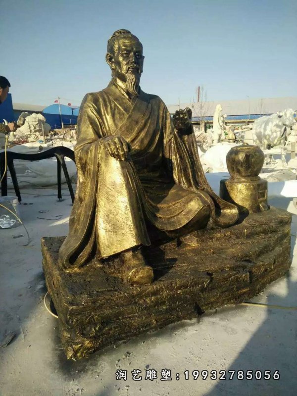 张仲景铜雕 (12)
