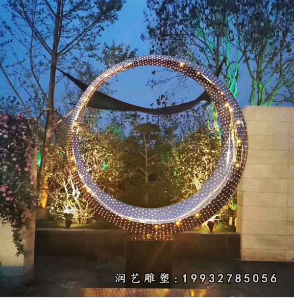 不锈钢月亮雕塑 (18)