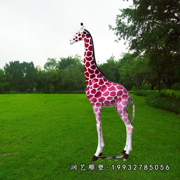 玻璃钢长颈鹿雕塑 (52)