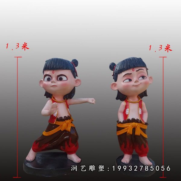 玻璃钢哪吒雕塑 (33)