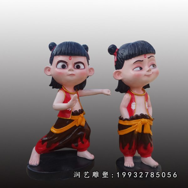 玻璃钢哪吒雕塑 (34)