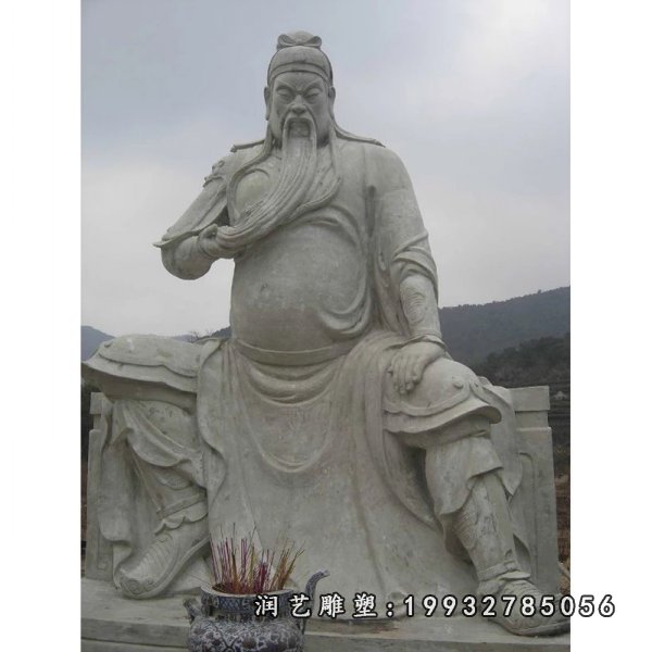 关公古代名人石雕 (10)