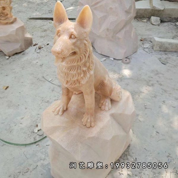 狗动物石雕 (7)
