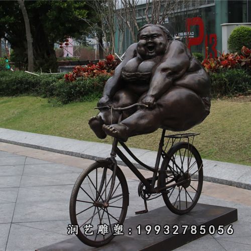 铜雕自行车 (3)