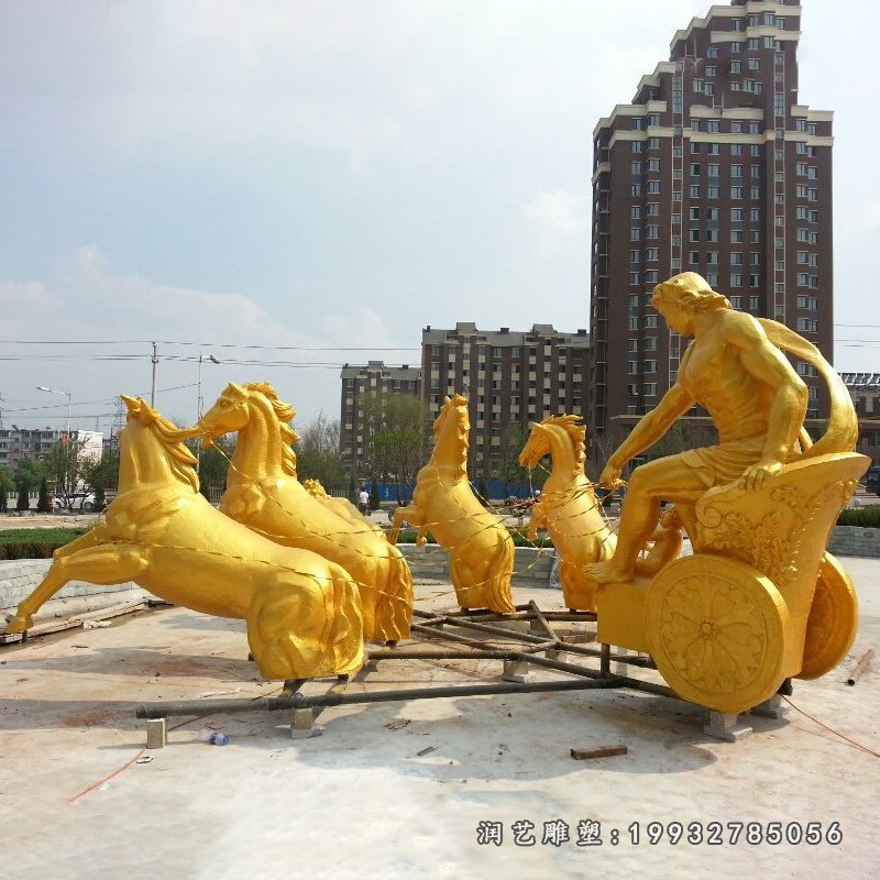 铜马雕塑喷泉铜马 (3)