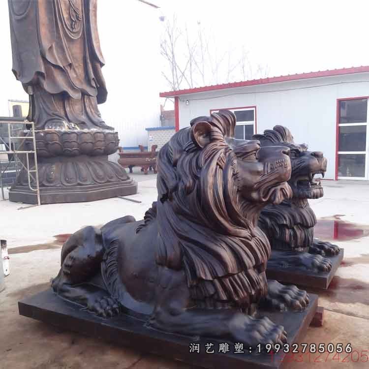 铜雕狮子 (2)