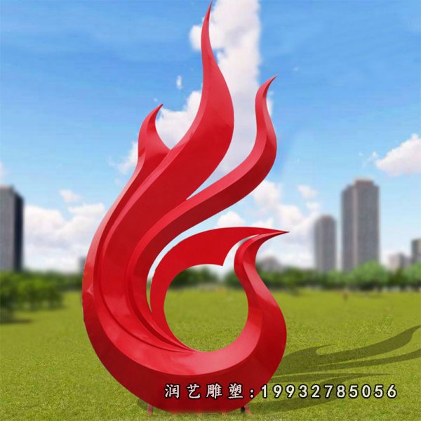 不锈钢凤凰雕塑 (84)