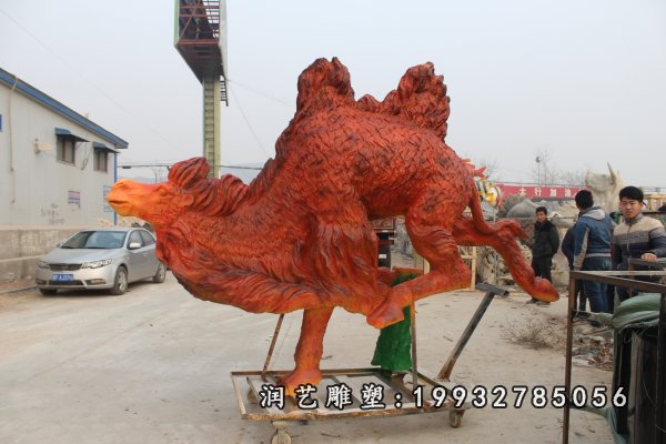 玻璃钢骆驼雕塑  (49)