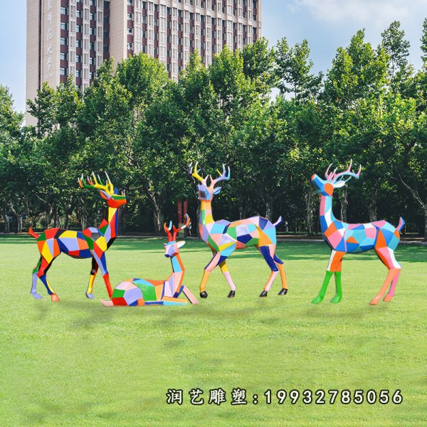玻璃钢鹿雕塑  (35)