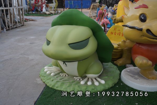 玻璃钢青蛙雕塑  (21)