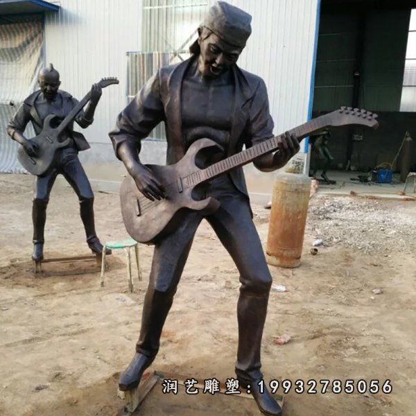 演奏人物铜雕塑 (65)
