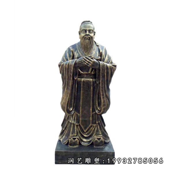 孔子铜雕  (24)