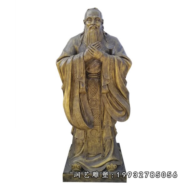 孔子铜雕  (25)