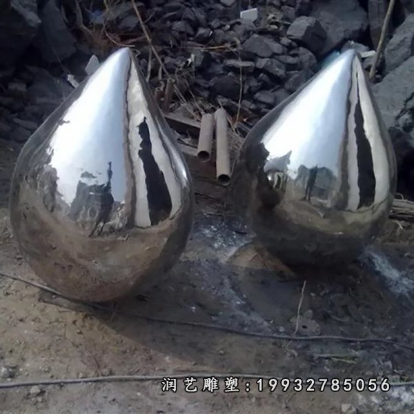不锈钢水滴雕塑 (25)