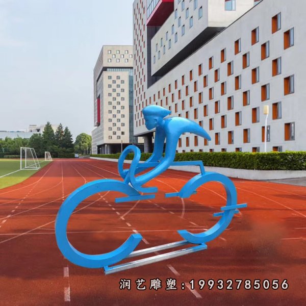 玻璃钢骑车雕塑 (26)