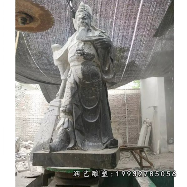 关公古代名人石雕 (28)