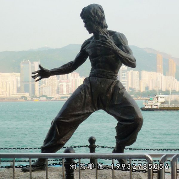 李小龙铜雕 (3)