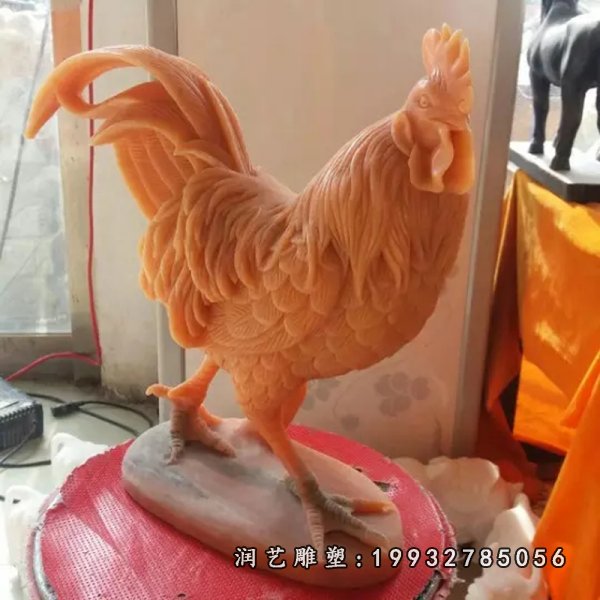 鸡动物石雕 (31)