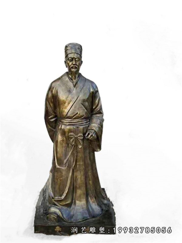 李时珍铜雕  (9)