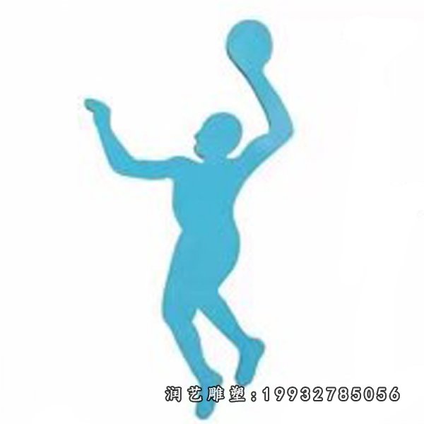 不锈钢打篮球雕塑 (12)