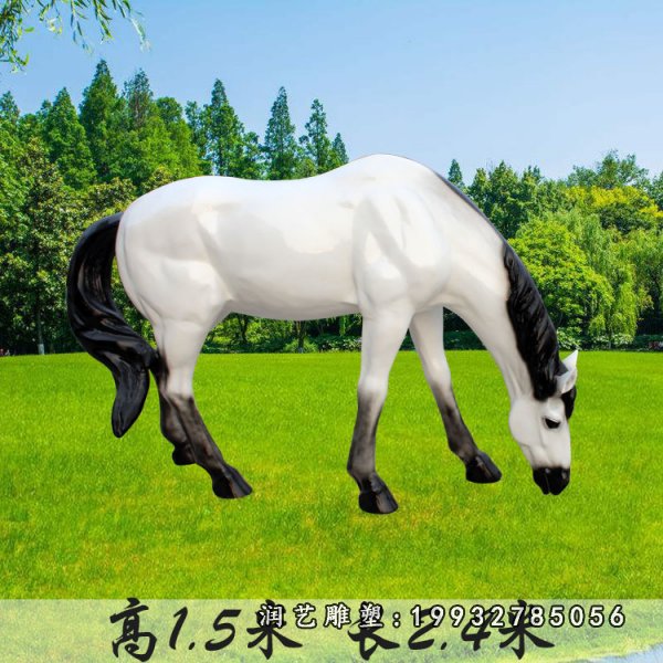 玻璃钢马雕塑  (28)